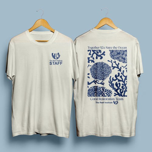 Staff Shirt for A Coral Conservation Organization