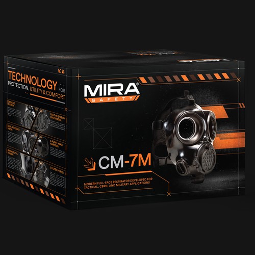 Tactical Packaging for MIRA Safety CM-7M Mask