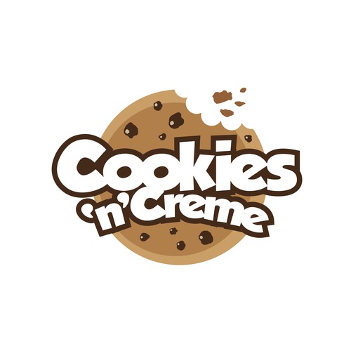 Cookies 'n' Creme Logo Design