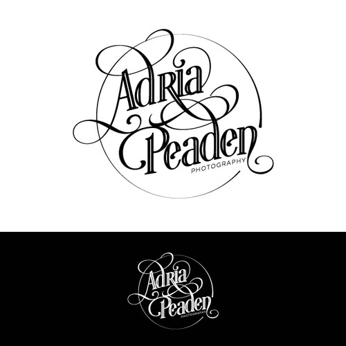 Photography Logo 1920's inspired, vintage, simple shapes with a feminine twist.