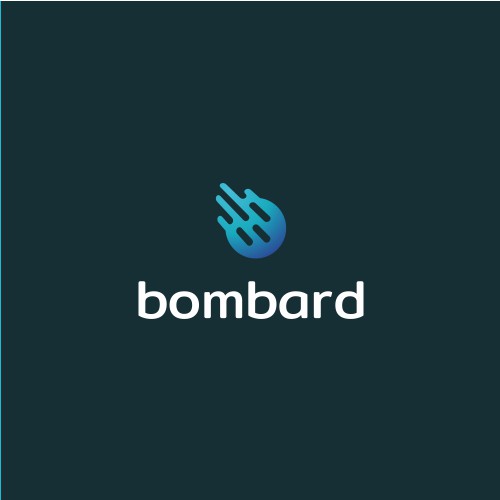 Playful and dynamic logo for IT company: Bombard