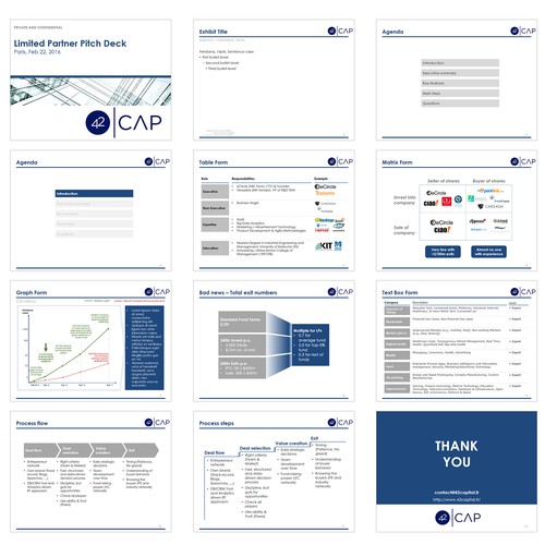 Powerpoint Template for a Finance Firm