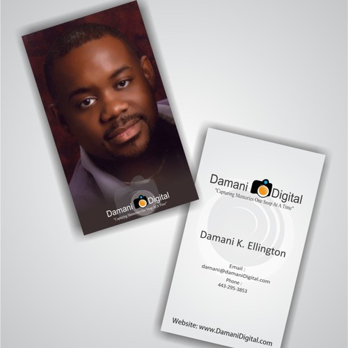 business card for Damani K. Ellington