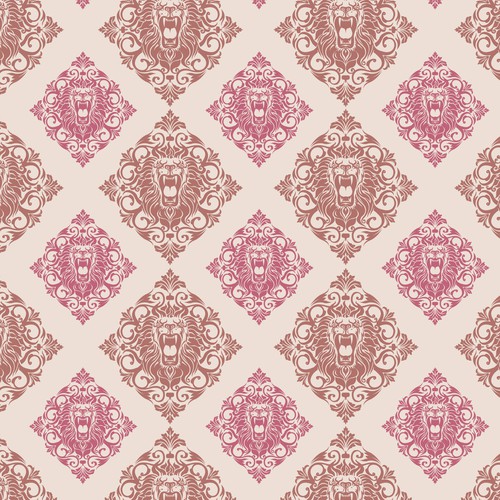 Head Damask Pattern