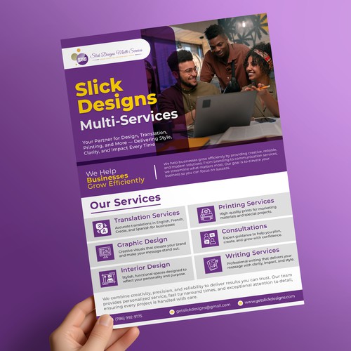 design company flyer design