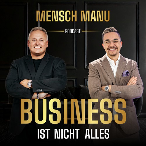 Elegant and Minimalist Business Podcast Cover Design