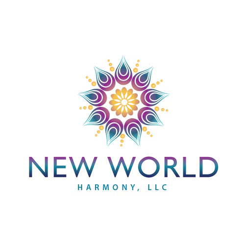 Spiritual and New Age logo fpr healer