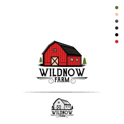 WIldnow farm logo concept