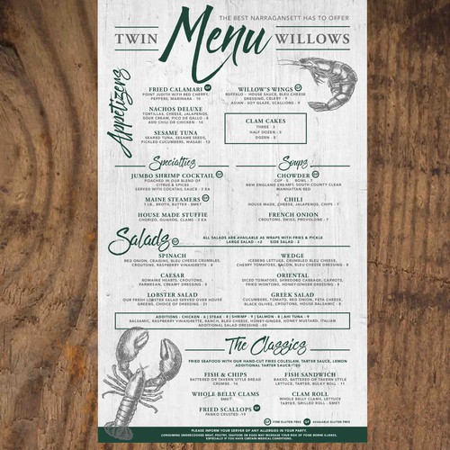 Restaurant Menu Design