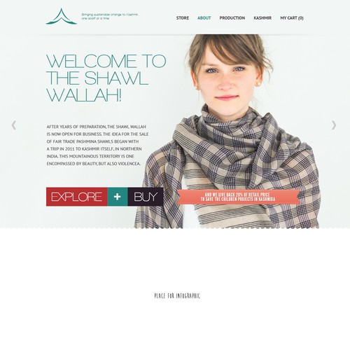 Shawl Wallah site design