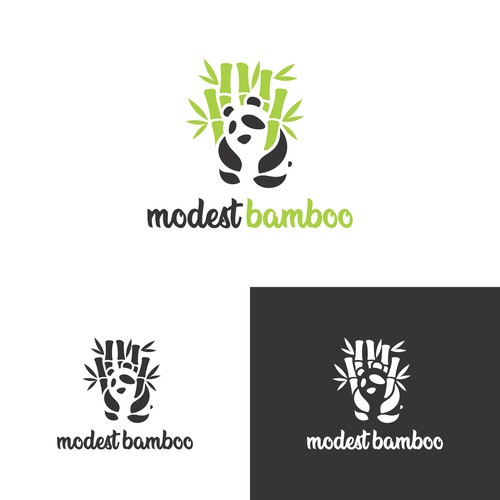Modest Bamboo logo design