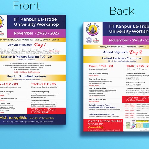 University workshop flyer