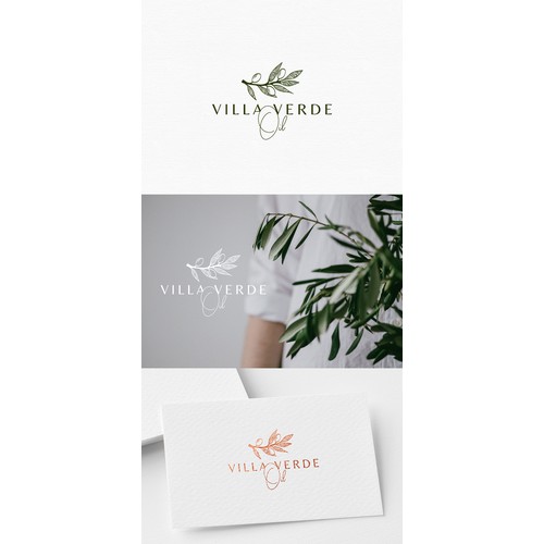 Logo design for olive oil business