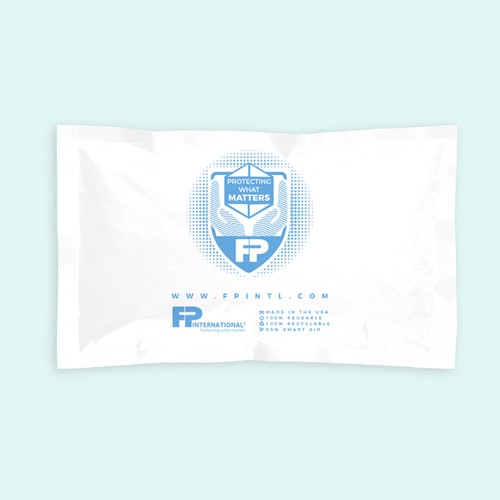Logo and label design for FP International