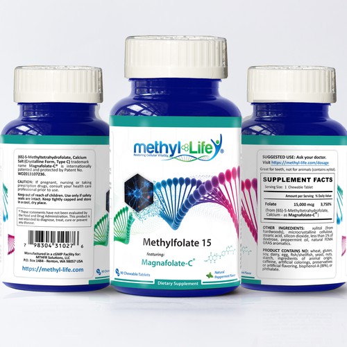 Label Design for Methyl-Life company