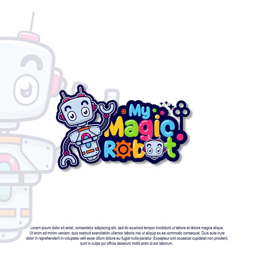 My Magic Robot Logo Concept