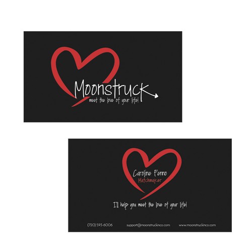 matchmaking website business cards