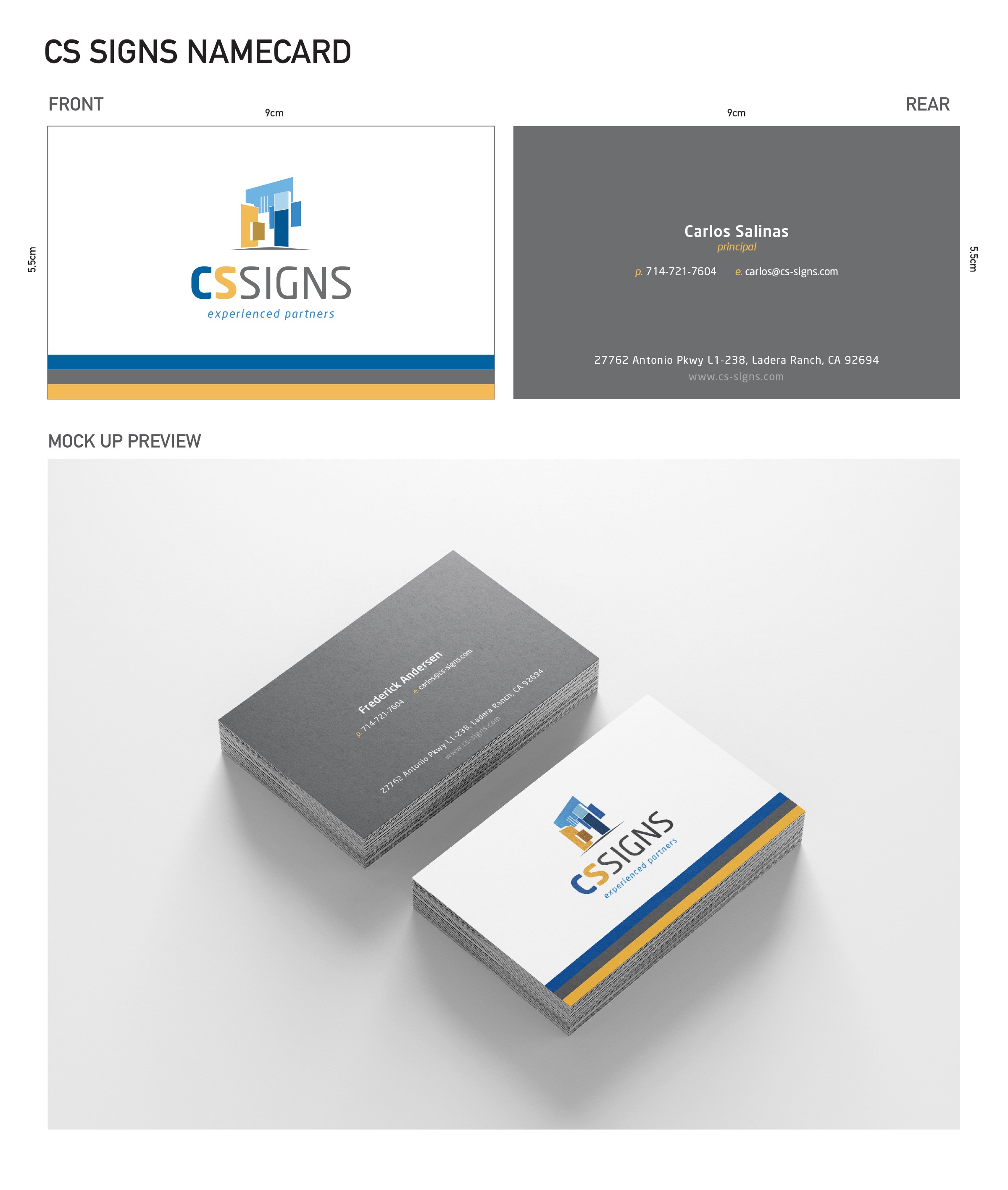 CS Signs Abstract Logo