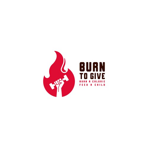 Logo concept for Burn To Give