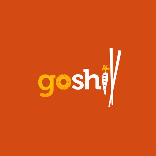 Bold logo concept for Goshi Sushi Bar