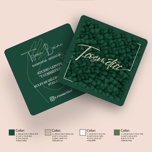Business card design