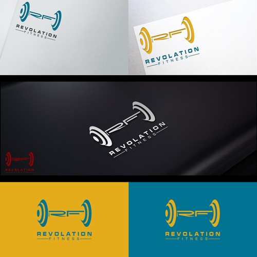 REVOLATION FITNESS logo design