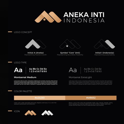 Logo concept for Aneka Inti Indonesia