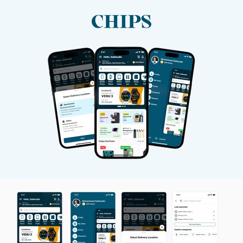 CHIPS e-commerce app