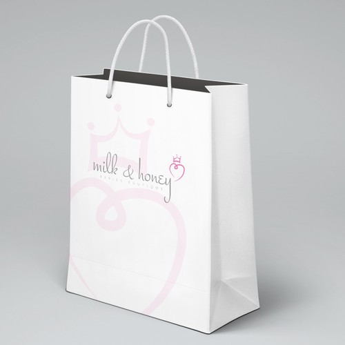 Create a logo that is modern, sleek yet playful for a luxury babyboutique. 