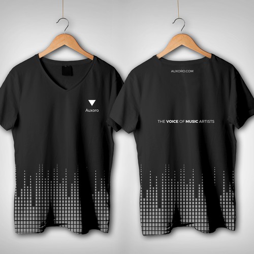 Design a T-Shirt for Auxoro, The Voice of Music Artists