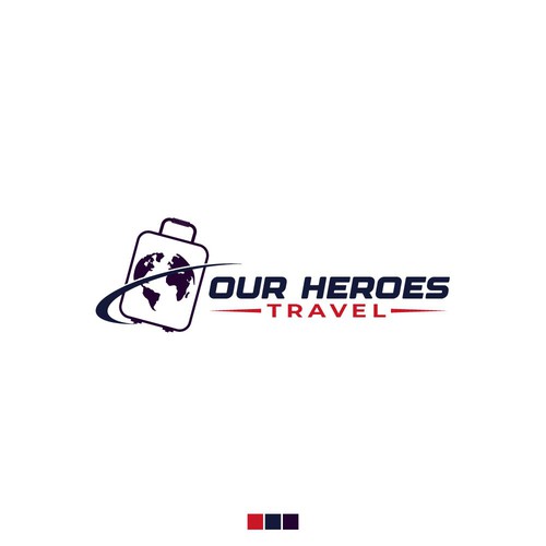 Design a Travel focused logo for the US Armed Forces