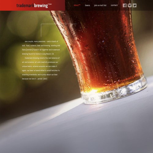 Trademark Brewing Launch Website