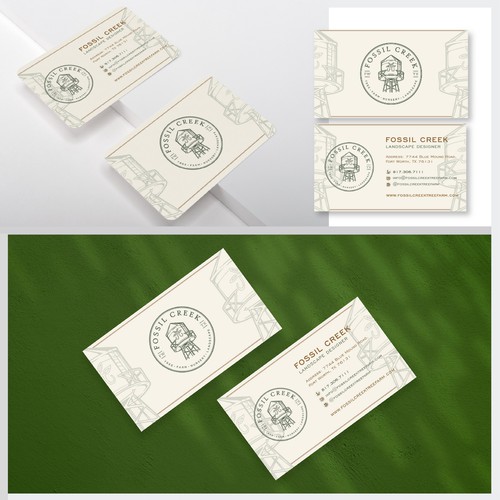 Visually Appealing Business Card for Plantable Seed Paper