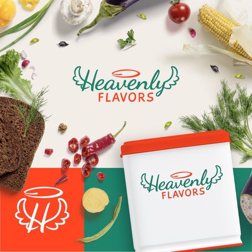 Heavenly Flavors Logo Design