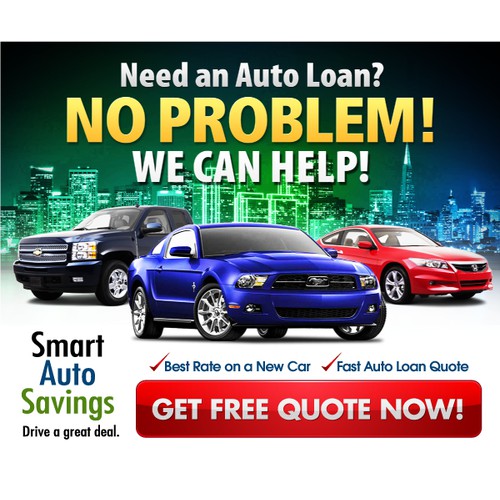 banner ad for Create a New Banner for a Unique Auto Finance Company