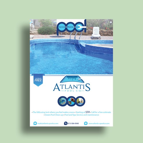 pool flyer