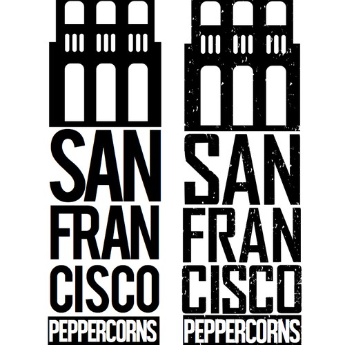 Logo for San Francisco Peppercorns - high-end artisan peppercorn(spice)