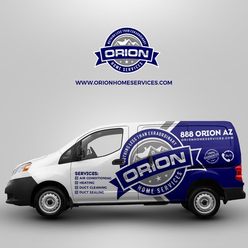 Car Wrap design for ORION