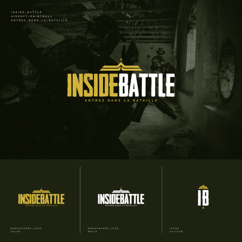 Logo INSIDEBATTLE / AIRSOFT & PAINTBALL