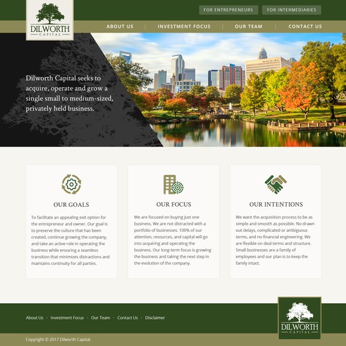 Dilworth Capital Website Redesign