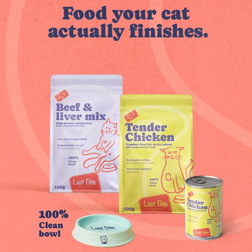 Last bite - cat food package 