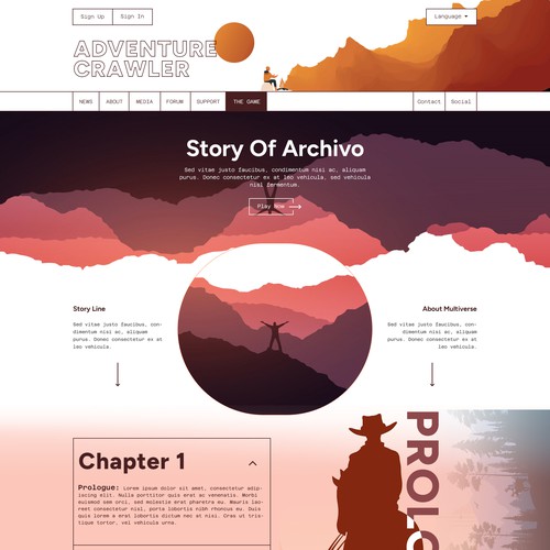 Game Website Design
