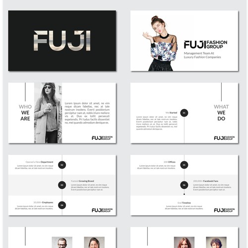 Powerpoint Presentation for FUJI Fashion House