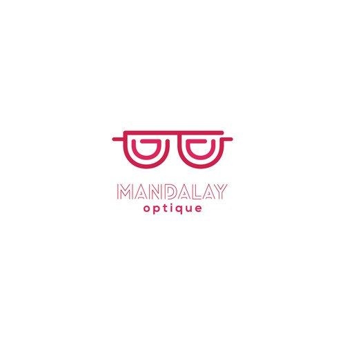 Logo for mandalay optique