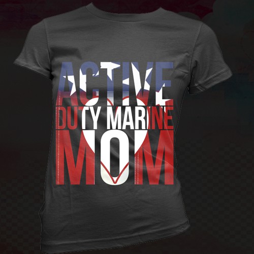 Shirt For Moms of Men In The United States Marine Corps
