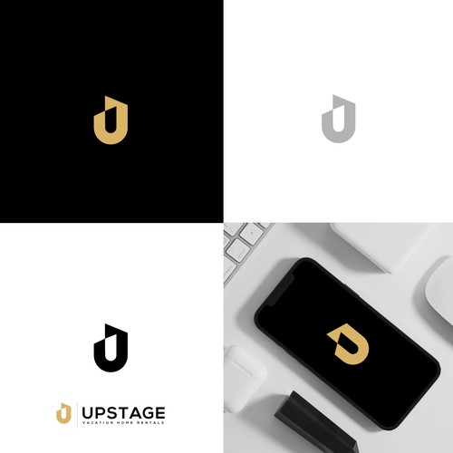 U icon based logo concept