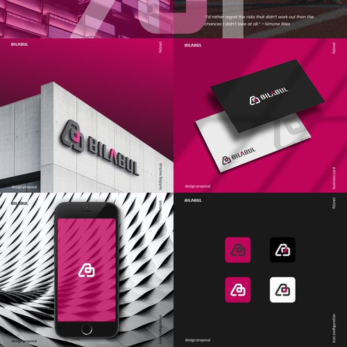Modern logo design for Bilabul 