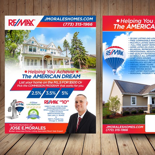 For sale by owner & Expired listing flyer /post card