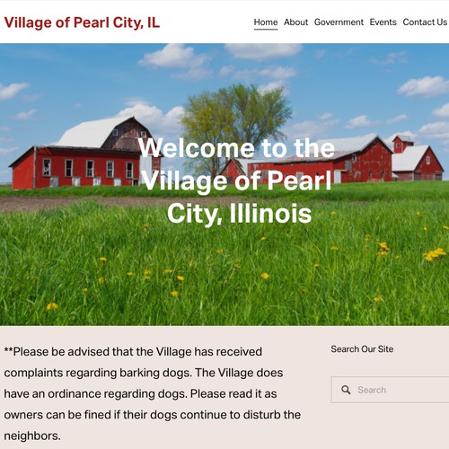 New Design for Pearl City, Illinois