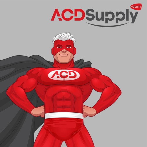 Mascot character concept for ACD Supply